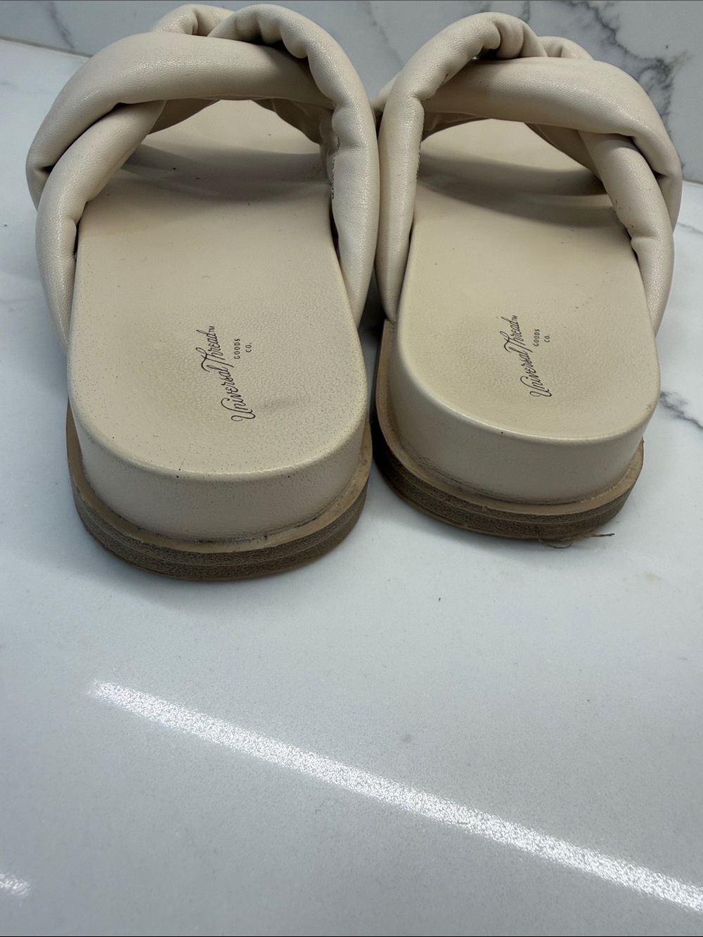 Universal Thread Cream Braided Slide Sandals - Picture 4 of 7